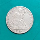 US Coin 1842 Seated Liberty Half Dollar Copy Coin