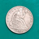 US Coin 1852-O Seated Liberty Half Dollar Copy Coin
