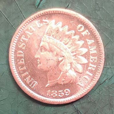 US Coin 1859 Indian Head One Cent Copy Coin
