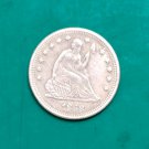 US Coin 1868 Seated Liberty Quarter Dollar Copy Coin