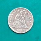 US Coin 1880 Seated Liberty Quarter Dollar Copy Coin