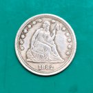 US Coin 1882 Seated Liberty Quarter Dollar Copy Coin