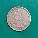 US Coin 1884 Seated Liberty Half Dollar Copy Coin