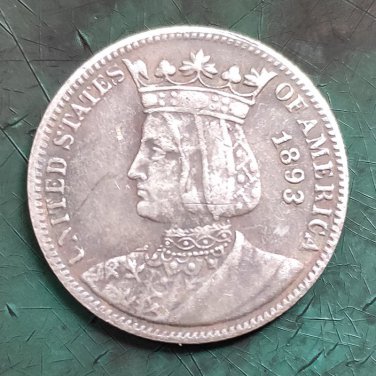 US Coin 1893 Isabella Quarter Dollar Copy Coin