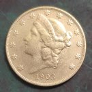 US Coin 1903 Liberty Head $20 Twenty Dollars Copy Coin