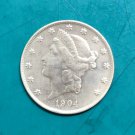 US Coin 1904 Liberty Head Twenty Dollars Copy Coin