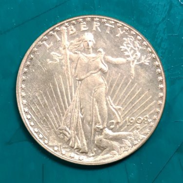 US Coin 1908 St. Gaudens $20 Twenty Dollars Copy Coin