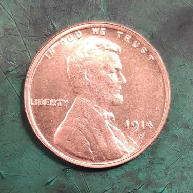 US Coin 1914-S Lincoln Penny One Cents Copy Coin