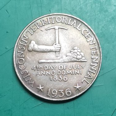 US Coin 1936 Wisconsin Commemorative Half Dollar Copy Coin