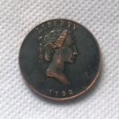 USA 1792 Liberty Head Quarter Dollar Copy Coin