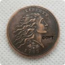 USA 1793 Strawberry Leaf Cent Copy Coin  For Collection