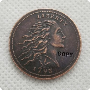 USA 1793 Wreath Leaf Cent Copy Coin  For Collection