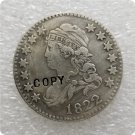 USA 1822 Capped Bust 25 Cents Quarters Dollars Copy Coin