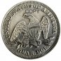USA 1850 Seated Liberty Quarter Dollars 25 Cent Copy Coin
