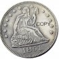 USA 1851 Seated Liberty Quarter Dollars 25 Cent Copy Coin