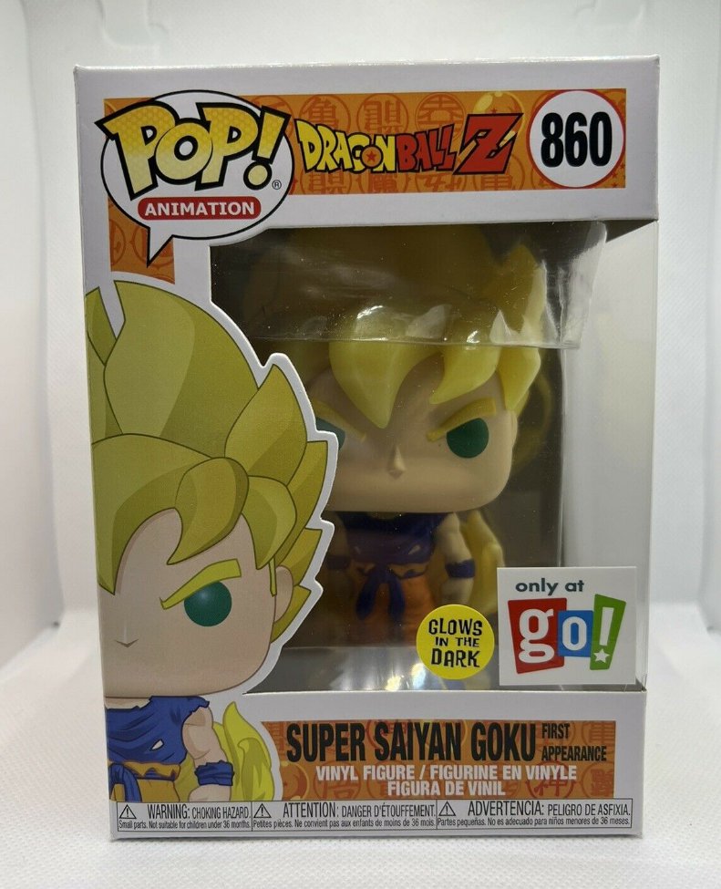 Super Saiyan Goku First Appearance Gitd Go Exclusive Funko Pop Protector