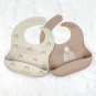 Soft Waterproof Bibs for Babies & Toddlers - Set of 2