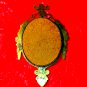Handcrafted~painted beautiful floral artwork~Italy