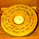 The family circle of Love vintage tea light candle holder.