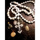 Stunning~Pearl Necklace Cross Lot