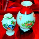 Two small vintage porcelain vases/made in Japan