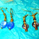 Two pairs of very pretty blue earrings