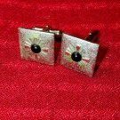 Beautiful Men's Silver and Black Vintage Cufflinks
