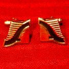 Men's silver and black vintage cufflinks