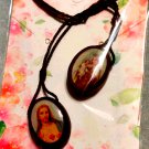 Beautiful Jesus and Mary necklace