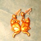 Dainty pewter cat earrings! Absolutely adorable