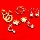 Five beautiful pairs of vintage earrings