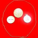 1 Aztec Brooch/Pendant~Silver Pocket Cross~Pendant