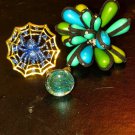 Three very beautiful vintage statement rings