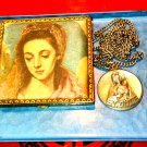 M. DE Jean Sterling Rare 1.5in St Jude 3D Medal