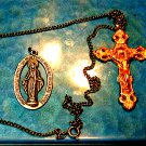 ~Religious Lot~Gold cross/Mother Mary Necklace!