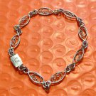 Beautiful vintage filigree sterling silver bracelet