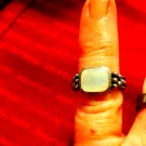 Lovely sterling silver and mother of pearl ring 5