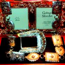 Vintage Silver Belt buckle/Sm.Belt/long Necklace