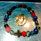 925 Pope Pendant & Cross Bracelet