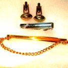 Football cufflinks and Tie Bars