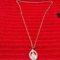 Mother Mary silver medallion necklace