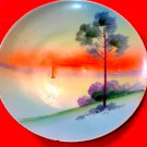 Hand painted plate from Japan