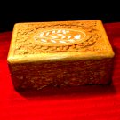 100 Year Old Handcrafted and Carved Jewelry Box
