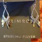 Primrose sterling silver dangle earrings~absolutely beautiful and dainty