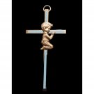 Beautiful hand made brass children's cross