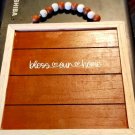 Bless our home handmade wooden plaque