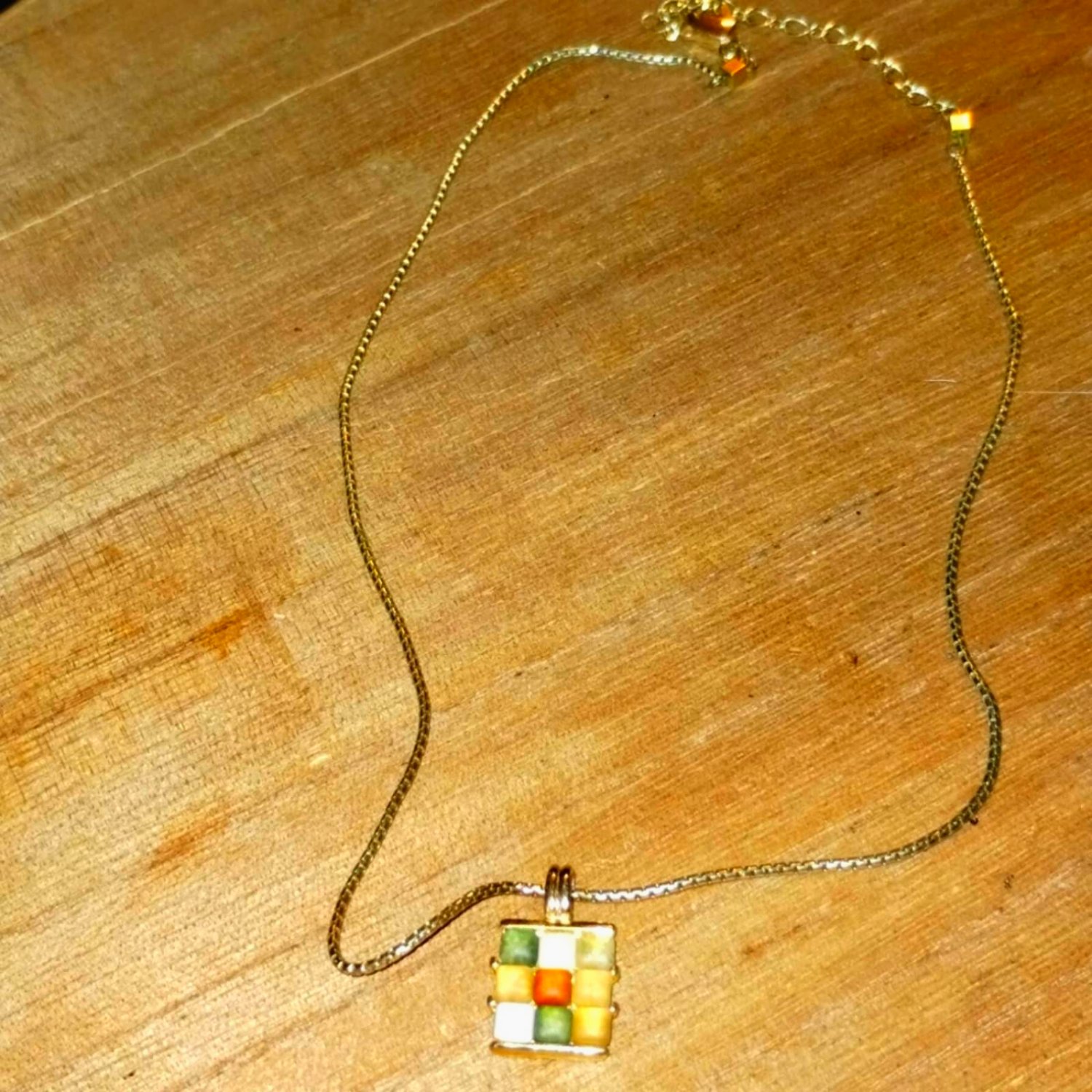 Exquisite Lauren Conrad multi-colored stone silver necklace