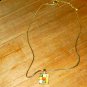 Exquisite Lauren Conrad multi-colored stone silver necklace