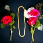 Beautiful thick golden chain vintage necklace