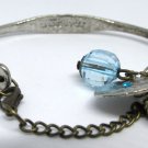 Lucky Brand Rustic Silver Bead Cuff Chain Bracelet